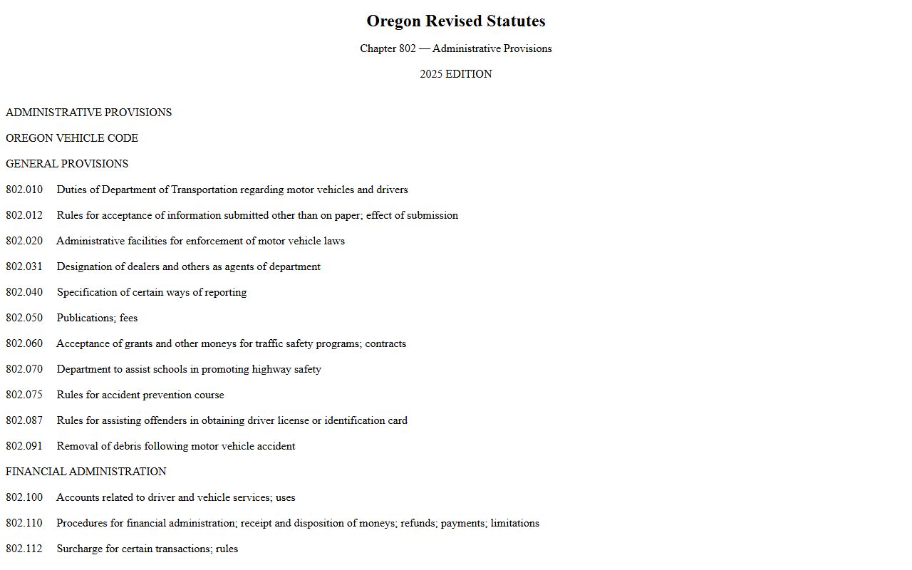 Baker County traffic court records and Oregon DMV privacy statutes